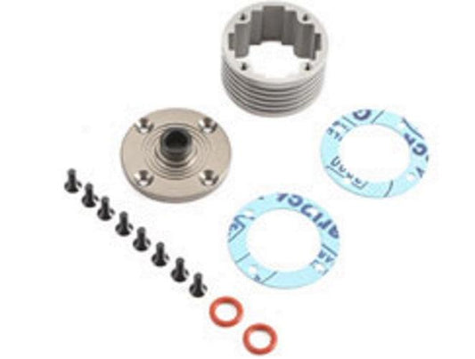 Losi TLR252010 Diff / Differential Housing Set Aluminum (1) 5iveT MINI WRC 5iveB - PowerHobby