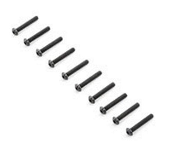 Team Losi TLR255010 Button Head Screws M4x25mm (10) 5ive-B Super Baja Rey - PowerHobby