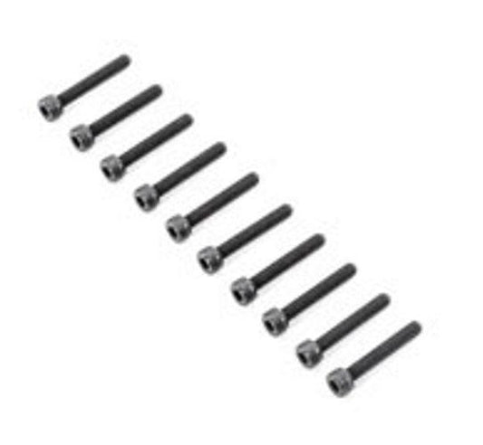 Team Losi Racing TLR255012 Cap Head Screws M4x25 (10) 5ive-B - PowerHobby