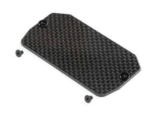 Team Losi Racing TLR331038 Carbon Electronics Mounting Plate 22 5.0 - PowerHobby