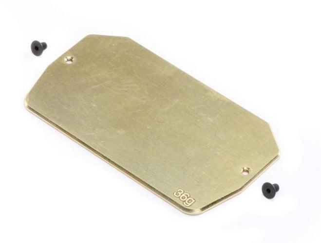 Team Losi Racing TLR331039 Brass Electronics Mounting Plate, 34g 22 5.0 - PowerHobby