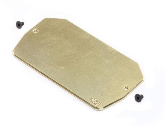 Team Losi Racing TLR331039 Brass Electronics Mounting Plate, 34g 22 5.0 - PowerHobby