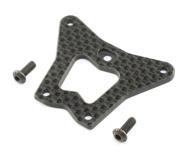 Team Losi Racing TLR331049 Carbon Front Steering Gearbox Brace 22X-4 - PowerHobby