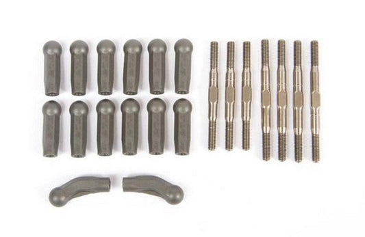 Team Losi Racing TLR334077 HD Turnbuckle Kit Titanium 22X-4 - PowerHobby