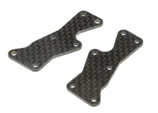 Losi Racing TLR344037 Front Arm Inserts Carbon 8ight X - PowerHobby