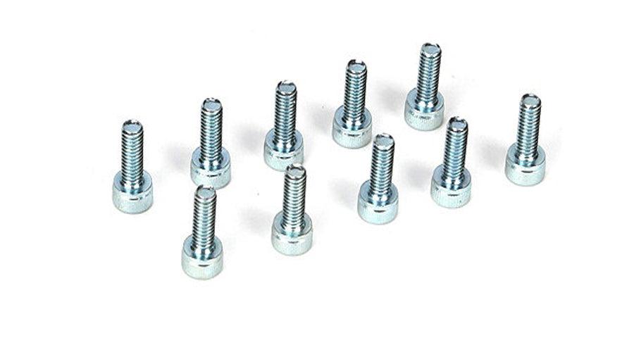 Team Losi TLR5930 Racing 10 Cap Head Screws, M3 x 8mm  22/T/SCT/2.0 - PowerHobby