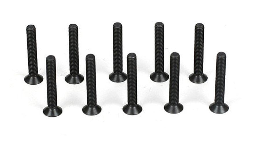 Losi TLR5965 3x20mm Flat Head Screw (10) TLR 22 / 22T / 22SCT / 22 2.0 Tenacity - PowerHobby