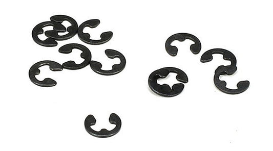 Losi TLR6105 3mm Shaft E-Clip Set (12) TLR 22 / 22T / 22SCT / 22 2.0 / 22 4.0 - PowerHobby