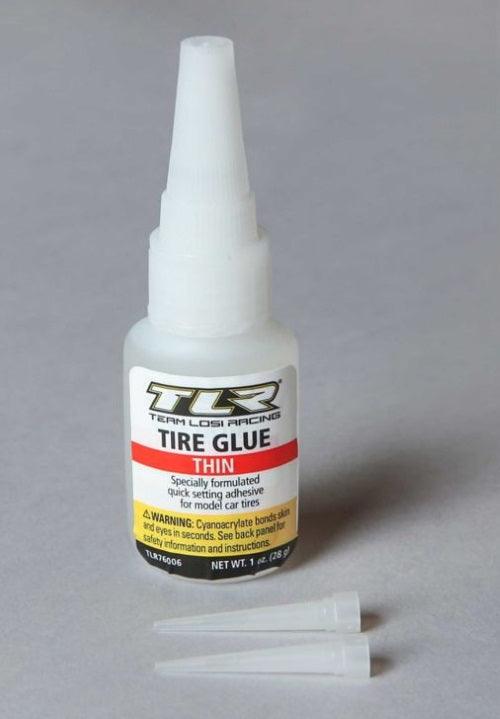 Team Losi Racing TLR76006 Tire Glue 1oz Thin - PowerHobby