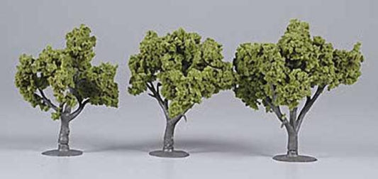 Woodland Scenics TR1506 N/HO Assembled Tree Light Green 4" Train Scenery - PowerHobby