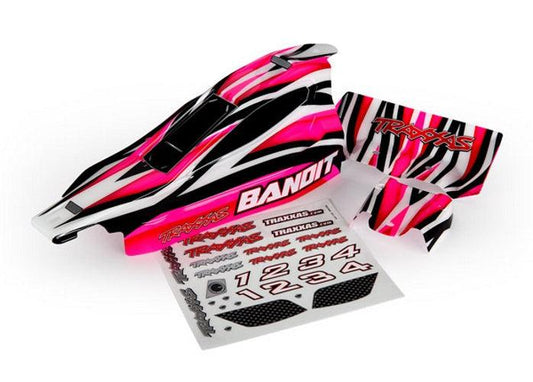 Traxxas 2433 Body Bandit pink (painted, decals applied) - PowerHobby