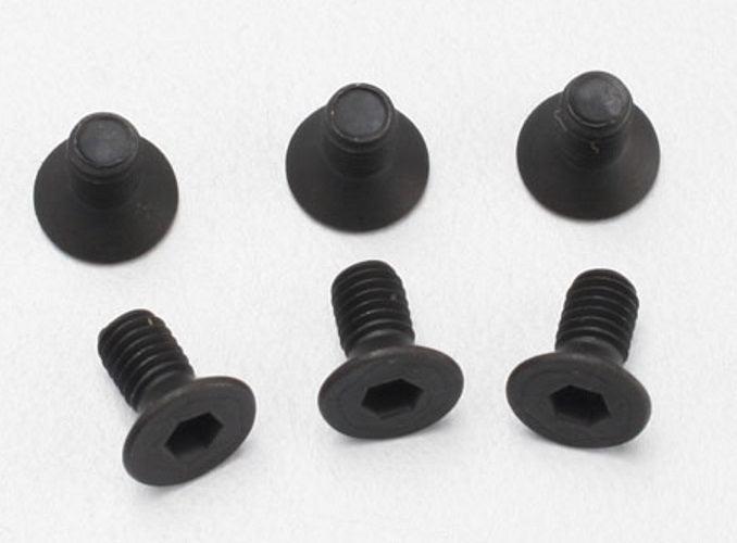 Traxxas 2534 Screws, 3x6mm Countersunk Machine (6) (Hex Drive) Desert Racer - PowerHobby