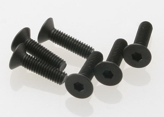 Traxxas 2546 4X15mm Flat Head Screws (6) stampede XO-1 slash Desert Racer - PowerHobby