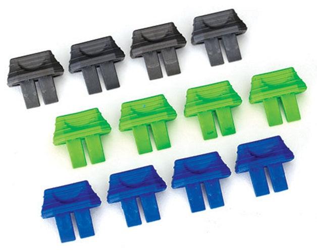 Traxxas 2943 Battery Charge Indicators (Green (4) Blue (4) Grey (4)) - PowerHobby