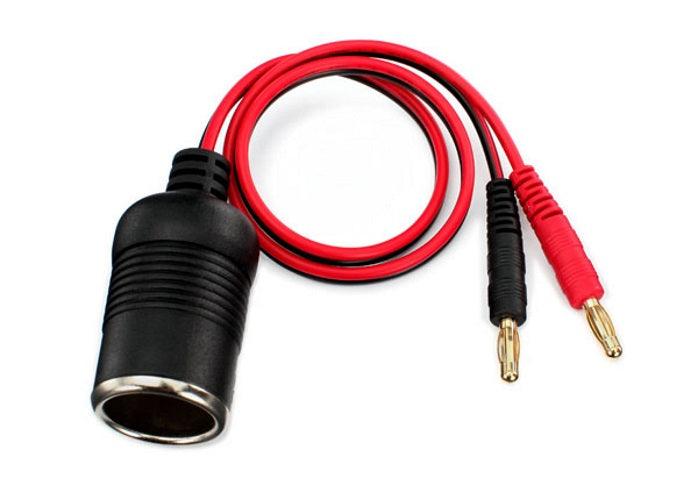 Traxxas 2980 12-Volt Adapter (Female) to Bullet Connectors - PowerHobby