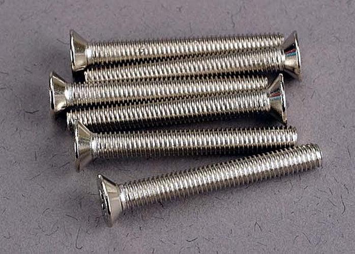 Traxxax 3162 Screws 3x24mm Countersunk Machine (6) - PowerHobby