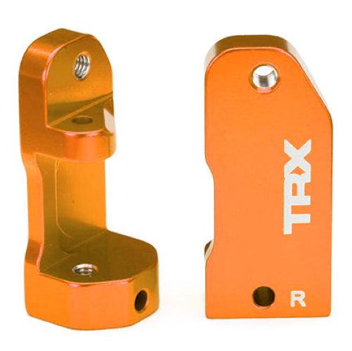 Traxxas Caster Block 30-degree Orange-Anodized 6061-T6 Aluminum Rustler Stampede - PowerHobby