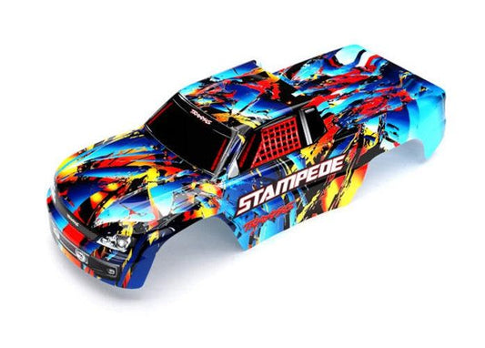 Traxxas 3648 Body Stampede Rock n' Roll (Painted Decals Applied) - PowerHobby