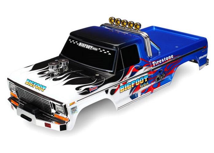 Traxxas 3653 Body Bigfoot Flame Licensed Replica (Painted, Decals Applied) - PowerHobby