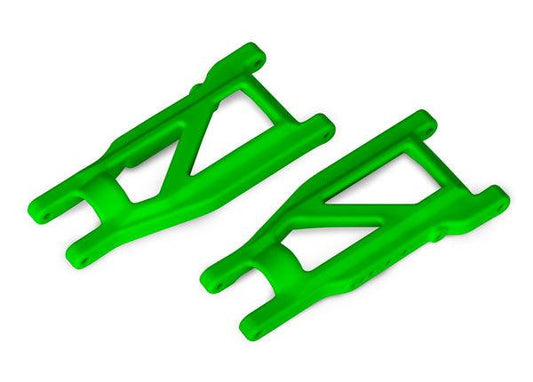 Traxxas Suspension Arms Green Front/Rear (Left & Right) Heavy Duty Rustler 4x4 - PowerHobby