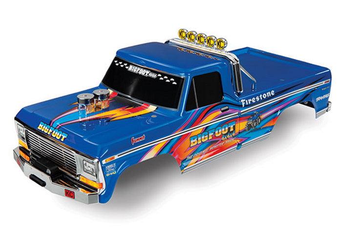 Traxxas 3661X Body Bigfoot No. 1 Blue-x Officially Licensed Replica - PowerHobby