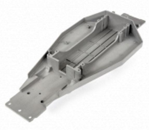 Traxxas 3722R Lower Chassis (Grey) (166mm Long Battery Compartment) For #3725R - PowerHobby