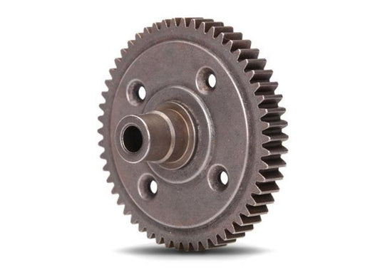 Traxxas 3956X Steel 54T / 54-Tooth Spur Gear 0.8 Pitch center differential - PowerHobby