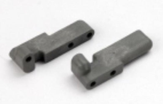 Traxxas 4918A Servo Mounts Steering/Shift (Front & Rear) (Gray) T-Maxx - PowerHobby