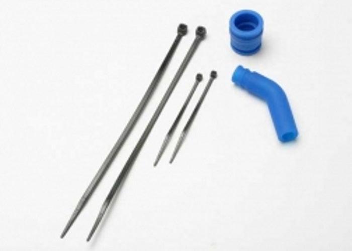 Traxxas 5245 Molded Pipe Coupler Blue Jato Revo Slayer TRX 2.5R TRX 3.3 - PowerHobby