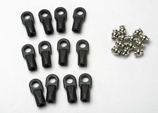 Traxxas 5347 Rod Ends w/Hollow Balls Large Revo (12) - PowerHobby