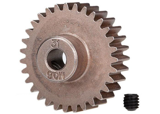 Traxxas 5638 31T Pinion Gear 0.8 Metric Pitch 5mm Shaft Desert Racer - PowerHobby