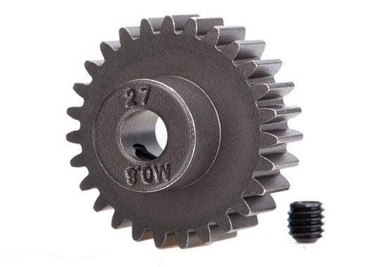 Traxxas 5647 Gear 27-T Pinion Gear 0.8 Pitch For 5mm Shaft Desert Racer - PowerHobby