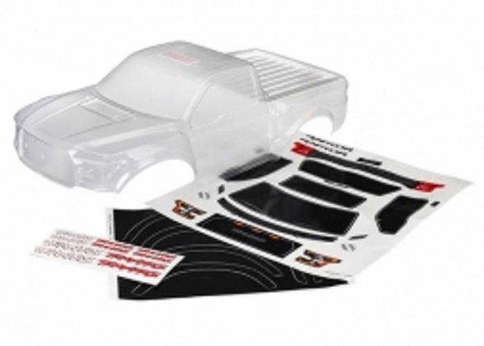 Traxxas 5826 Body 2017 Ford Raptor Heavy duty (Clear, Requires Painting)/Decal - PowerHobby