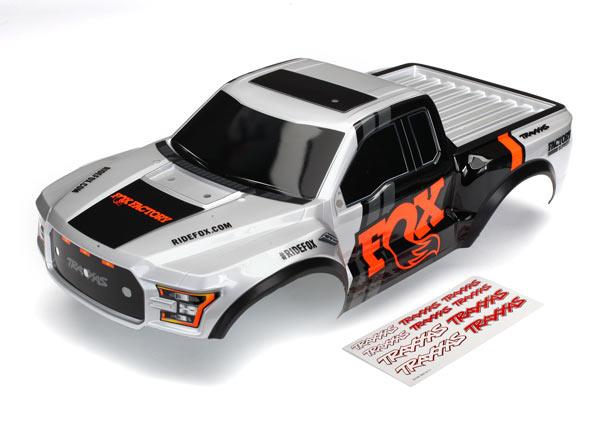 Traxxas 5826T Painted Body Ford Raptor Fox (Heavy Duty) /Decals - PowerHobby