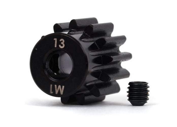 Traxxas 6483X 13T pinion Gear (1.0 metric pitch) 5mm Sledge - PowerHobby