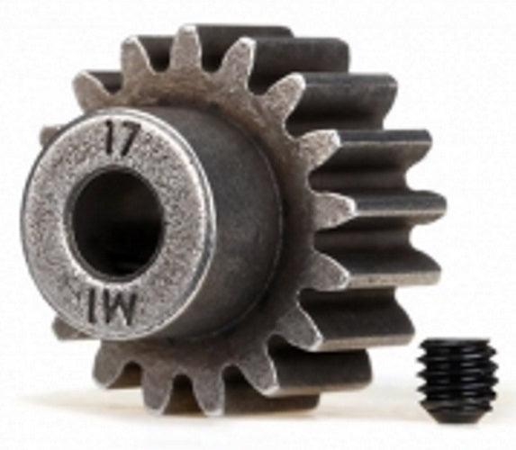 Traxxas 6490X 17T / 17 Tooth Pinion Gear 1.0 Pitch For 5mm Shaft Steel Spur Gear - PowerHobby