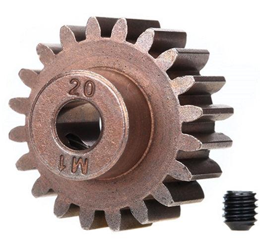 Traxxas Gear 20-T Pinion (1.0 Metric Pitch) (Fits 5mm Shaft) For Spur Gears - PowerHobby