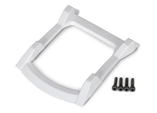 Traxxas 6728A Skid plate Roof (Body) (White)/ 3x12 CS (4) Rustler 4x4 - PowerHobby