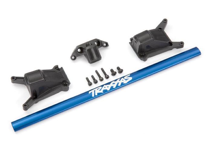 Traxxas 6730X Chassis Brace Kit Blue Rustler 4X4 or Slash 4X4 Models Equipped - PowerHobby