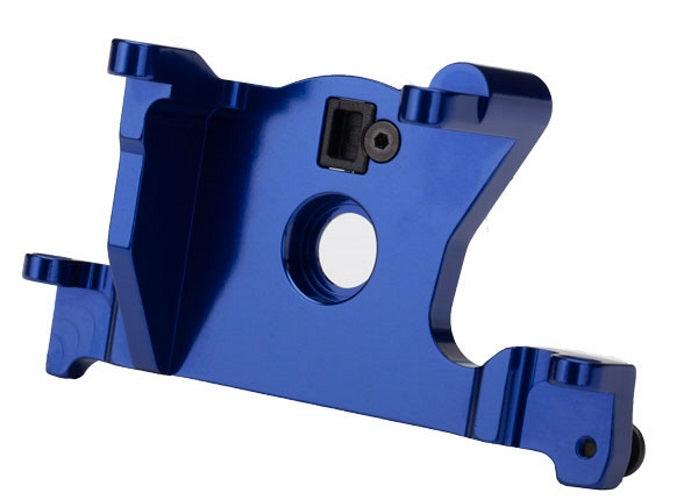 Traxxas 7460R Motor Mount 6061-T6 Aluminum (Blue-Anodized) - PowerHobby