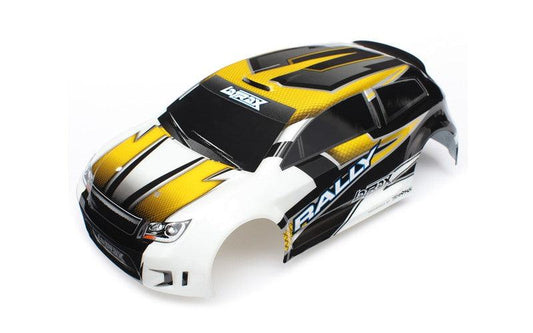 Traxxas 7512 Body LaTrax Rally Car Yellow W/ Decal Sheet - PowerHobby