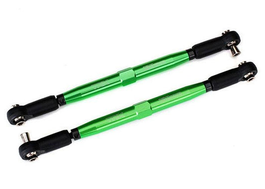 Traxxas 7748G Green Aluminum Toe Link Set (2) X-Maxx - PowerHobby