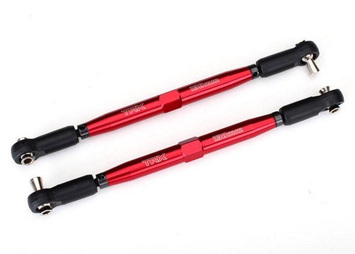 Traxxas 7748R Red Aluminum Toe Link Set (2) X-Maxx - PowerHobby