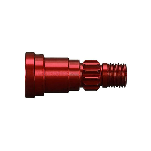 Traxxas 7753R Stub Axle Aluminum (Red-Anodized) (1) X Maxx - PowerHobby