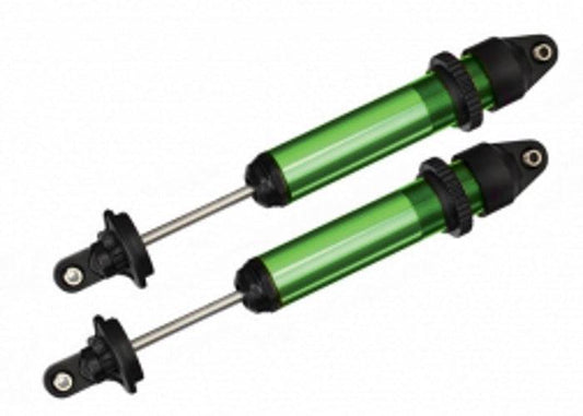 Traxxas 7761G GTX Assembled Shocks Green Anodized (2) w/o Springs X-Maxx - PowerHobby