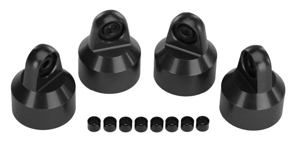 Traxxas 7764X Shock Caps Aluminum PTFE-Coated/Spacers X-Maxx - PowerHobby