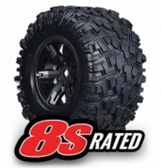 Traxxas 7772X Tires/Wheels Assembled/Glued X-Maxx - PowerHobby