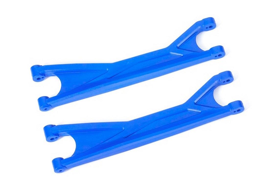 Traxxas 7892X Upper Suspension Arms Blue  Fits WideMaxx / Maxx - PowerHobby