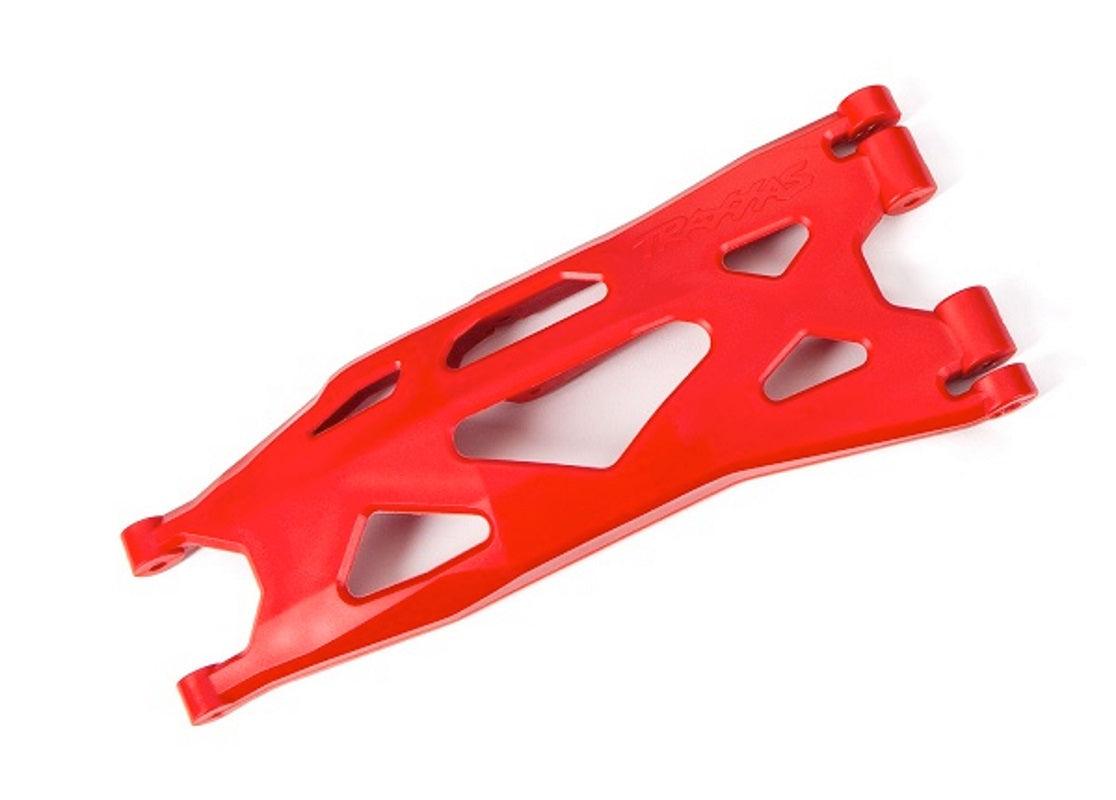 Traxxas 7893R Lower Suspension Arms Red Fits WideMaxx / Maxx - PowerHobby