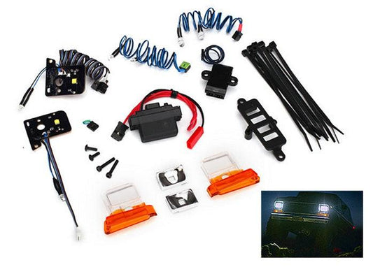 Traxxas 8035 TRX-4 Led light Set Complete w/Power Supply For #8010 Body - PowerHobby